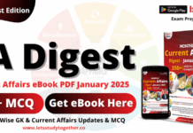 Monthly Current Affairs Book January 2025: Download Topic-wise GK & Current Affairs Updates with 300+ MCQ eBook PDF Monthly Current Affairs Book January 2025: Topic-wise Current Affairs Updates with 300+ MCQ